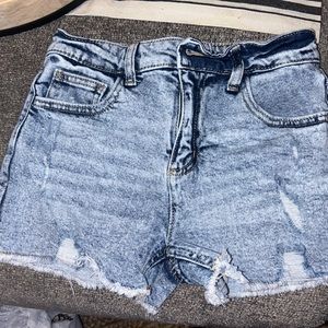 JUSTICE girl denim jean shorts